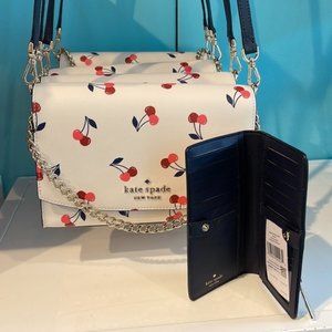 Kate Spade Carson Crossbody & Kate Spade Staci Large Slim Bifold Wallet
